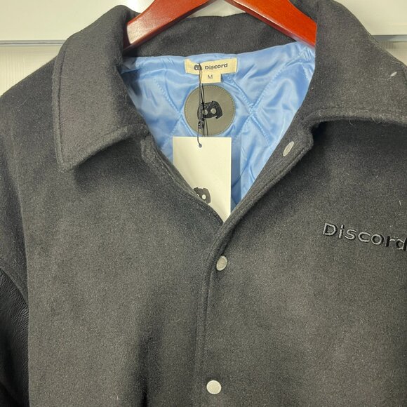 Discord High Varsity Jacket - Dark Mode - Unisex Size M - NWT- Ltd Ed Of 1000! - Picture 2 of 11